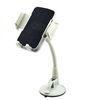 Adjustable Mobile Phone Car Holders For Windshield , White GPS Car Holder Mount