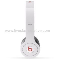 Beats by Dre Solo HD ControlTalk Over-Ear Wired Headphones White