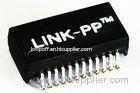 4 Port SMT Ethernet Pulse Transformer With 10 / 100 / 1000BASE-TX