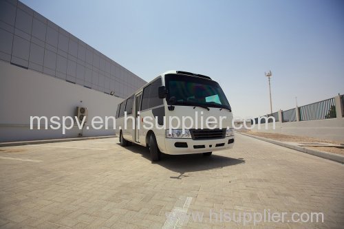 Armored Toyota Coaster Bus