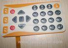 embossed buttons Membrane Switch Panel with 3M468 Adhesive for industrial control