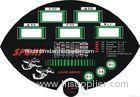 Electric Products Membrane Switch Keyboard With 3M Adhesive Dull Polish