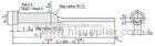 D - Shaped MISIMI Mold Ejector Pins 4mm Head Stepped Type SKH51