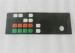 PET / PC 3M Adhesive Membrane Switch Graphic Overlay for Control Panels