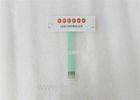 Metal Dome LED embossing tactile Membrane Switch Keypad With Connector