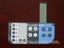 Dull Polish LED Membrane Switch With Clear Window 3M467 3M468 Adhesive