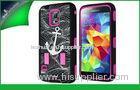Hybrid 2 In 1 Samsung Mobile Phone Cases For Galaxy S5 Shockproof Case