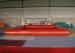 Red Rectangle Blow Up Swimming Pool With Fire Resistant 0.9mm PVC Tarpaulin