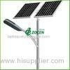 Cold White 2 pcs 36W Highway Solar Panel Street Lights with 10M Pole