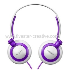 Sony MDR-XB200 MDRXB200 Purple Overhead Stereo Headphones