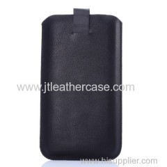 2015 Hot sales PU leather case for S6 .leather pouch for S6