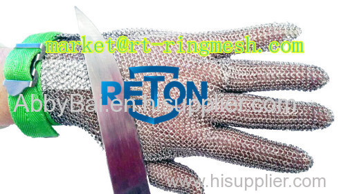 Stainless Steel Mesh Gloves/ Ring Mesh Anti-Cut Gloves/Stainless Steel Gloves