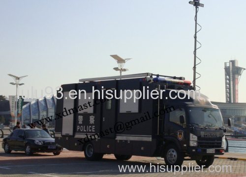 Mobile Telescopic Mast pole