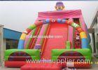 Two Climbing Ladders Commercial Inflatable Slide , 7M Height Inflatable Clown Slide For Players