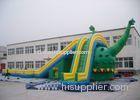 30M Long Giant Dinosaur Inflatable Slide / Kids Huge Blow Up Slide