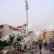 13m 43feet Vehicle Inside Mounted Mobile Communication Tower and Rotatable Telescopic Antenna Mast