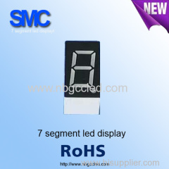 0.4" 1 digit amber color straight segment LED display