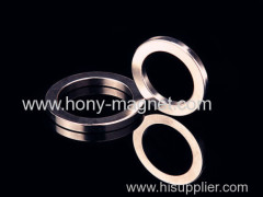 Big Ring Shape diametrically magnetized Sintered NdFeB Magnet