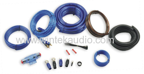 clear blue 4ga amplifier wiring kit