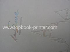 print varnished cloth cover silver stamping hardcover or hardbound photobooks