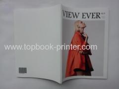 Excellent white cardboard or ivory board cover clothing magazine softcover book printing