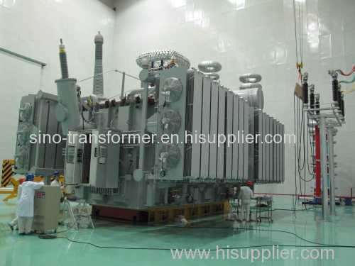 Oil immersed Power Voltage Transformers 550kV Kema