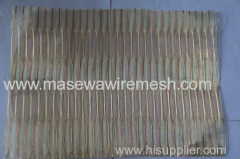 leaf shape wall decorative mesh brass mesh