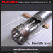 Bimetallic parallel twin screw barrel