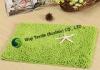 Shiny Soft Chenille Polyester Carpet , Microfiber Bathroom Carpet for Drying Feet