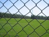 Chain link mesh fence