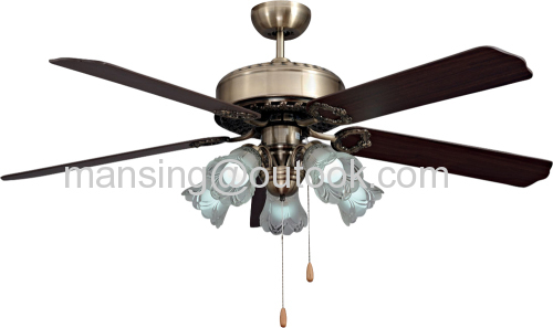 60"decorative ceiling fan with light