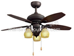 42"decorative ceiling fan with light
