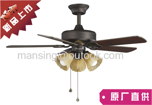 42"decorative ceiling fan with light