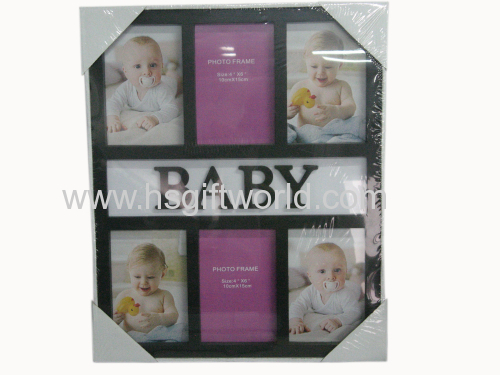 6 opening plastic injection photo frame No.BH0006A