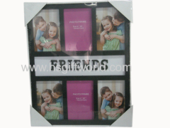 6 opening Plastic injection photo frame No.BH0006B