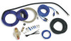 8GA Amplifier wiring kit with clear blue power cable