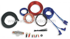 8ga amplifier wiring kit with blue rca cable