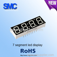 7 Segment LED Display 4 Digit 0.28 inch Red