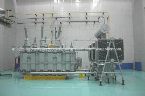 High Voltage Oil immersed Power Transformers 500kV Kema Certificate