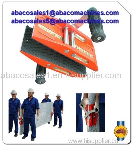 DOUBLE HAND CARRY CLAMPS moving stone slabs, lifters