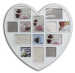 13 opening heart plastic injection photo frame No.KH0020