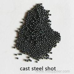 Abrasive steel shot blasting ball