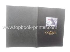 embossed paper cover embossing&debossing clothes magazine soft binding book