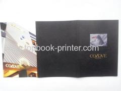 Top-level embossed paper cover embossing&debossing clothes magazine soft binding book printer