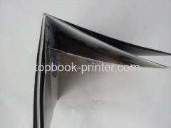 Top-level embossed paper cover embossing&debossing clothes magazine soft binding book printer