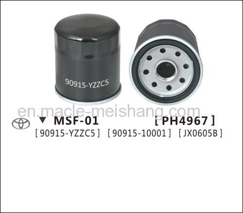 Auto oil filter TOYOTA Corolla Camry Yaris 90915-10001 90915-YZZC5