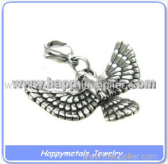 floating living bird charm