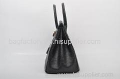 2015 100% cow leather fashion bags with ostrich print