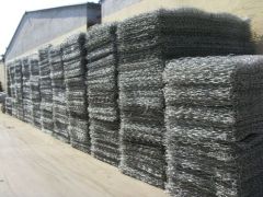 Galvanized wire mesh gabion box