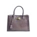 2015 nature croc leather hand bags with 4 color option